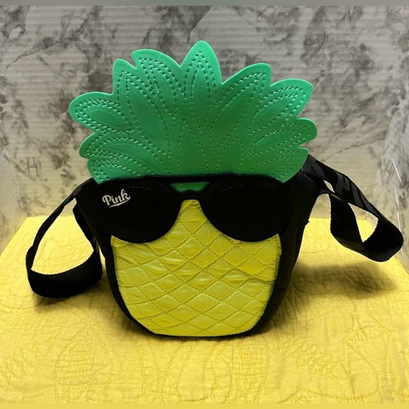 NWOT Victoria's Secret Pink Pineapple
Cross Body Bag Cooler - Picture 3 of 7